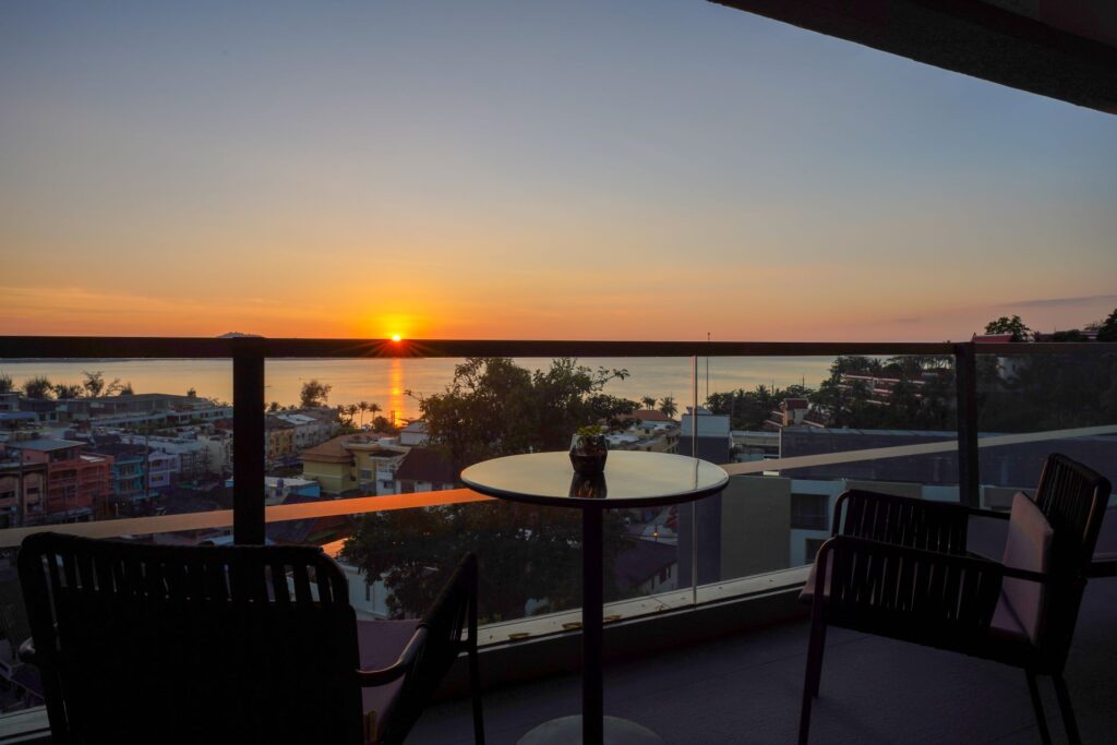Patong Beach Night View